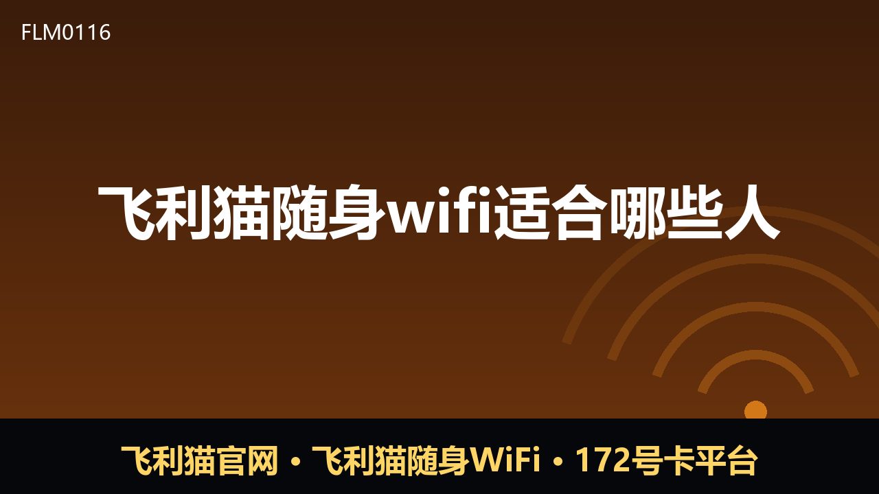 飞利猫随身WiFi适合哪些人？四类人群使用指南